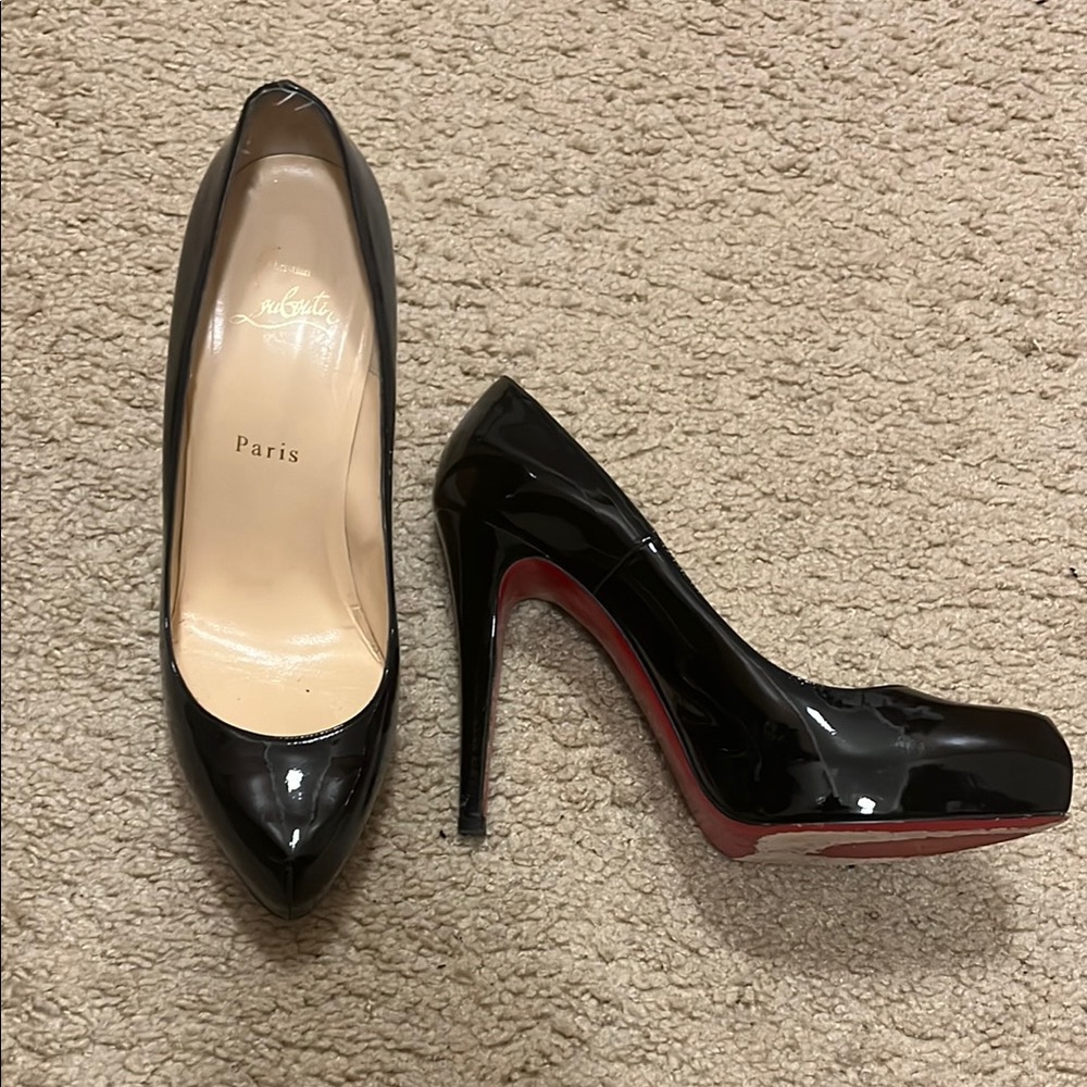 Christian Louboutin Black Stiletto Heels